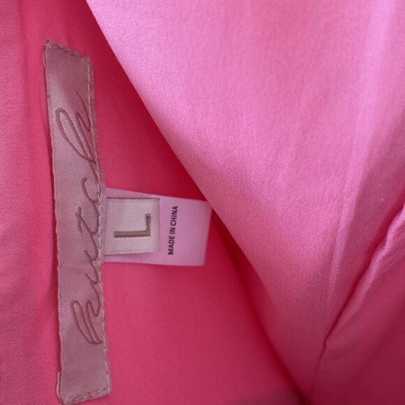 Skyla Halter Pink Bow Dress - Picture 6 of 6